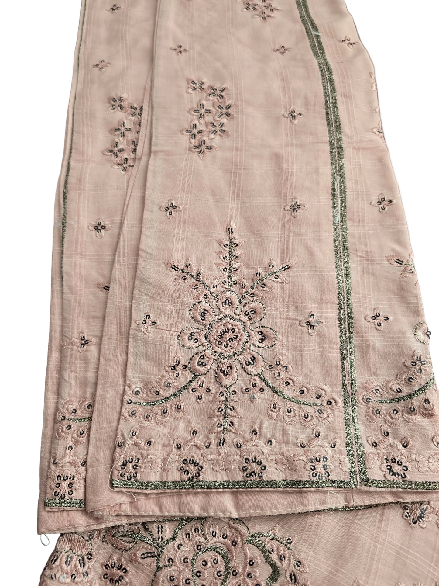 Blush Pink Embroidered Suit