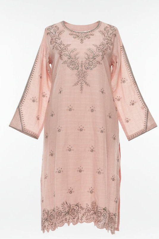 Blush Pink Embroidered Suit